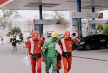 Perkuat Budaya Keselamatan, Pertamina Simulasikan Kebakaran di SPBU Aceh Besar