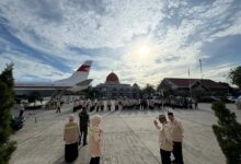 Jelang Kedatangan Kloter Pertama, PPIH Aceh Gelar Apel Kesiagaan Petugas Debarkasi