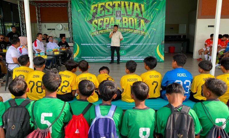 Festival Sepakbola U-10 dan U-12 Resmi Bergulir, PSSI Aceh Harap Lahir Talenta Baru