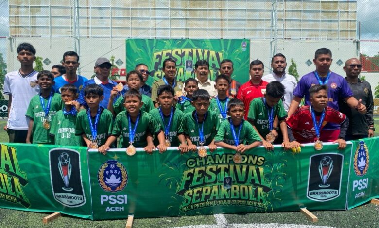 Tekuk Persas Sabang 3-2, PSSB Bireuen Juara 3 Piala Presiden U-12