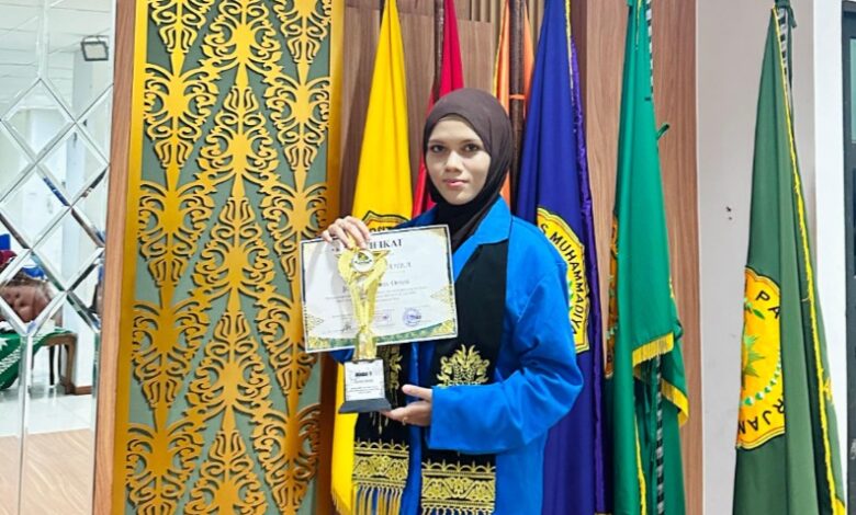 Najwa Azzahra, Hafizah 30 Juz UIN Ar-Raniry Sabet Juara 1 Orasi Tingkat Sumatera