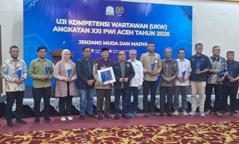Libatkan Enam Penguji, PWI Aceh Laksanakan UKW Jenjang Muda dan Madya