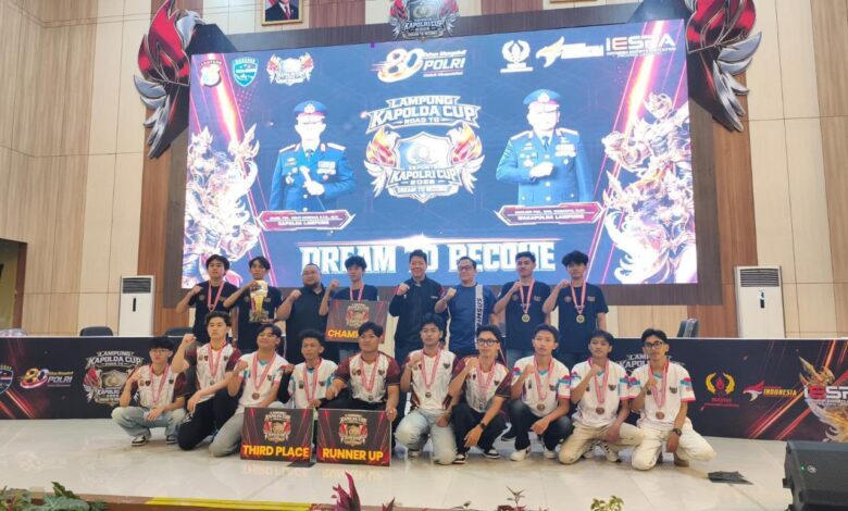 Polres Tulang Bawang Juara Kapolda Cup E-Sport 2026, Wakili Lampung ke Kapolri Cup