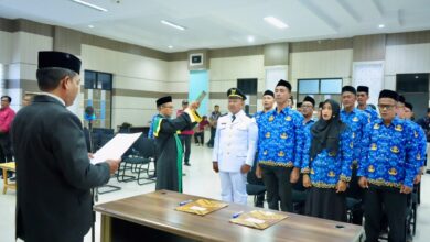 16 Pejabat Pemko Sabang Dilantik, Sekda Tekankan Profesionalisme dalam Bekerja