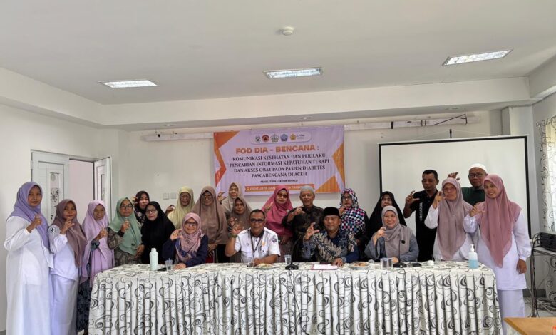 USK Edukasi Pasien Diabetes Pascabencana di Pidie Jaya
