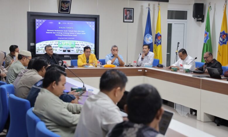 Lembaga Wali Nanggroe Gandeng Akademisi UTU Perkuat Implementasi MoU Helsinki
