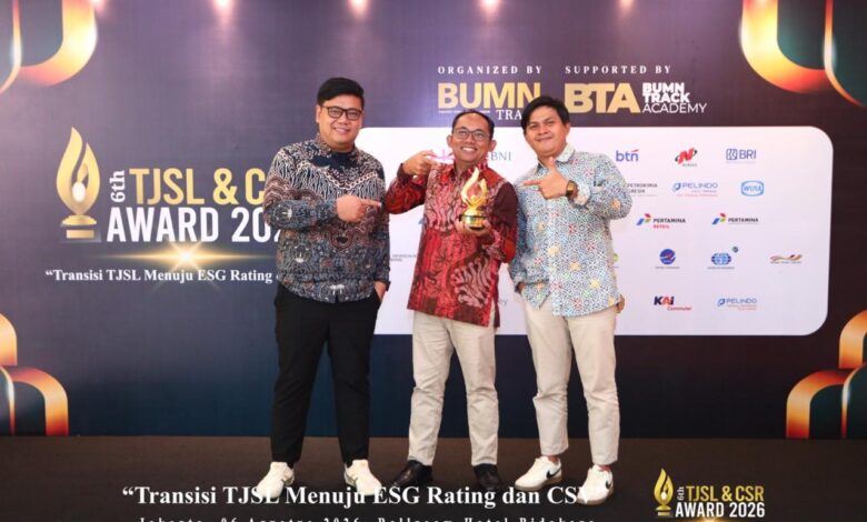 Pertamina Patra Niaga Regional Sumbagut Raih Predikat Platinum TSJL & CSR Award 2026