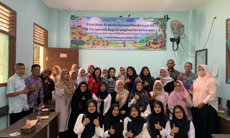 SLB TNCC Bekali Orang Tua Siswa Tunagrahita dan Autis dengan Terapi di Rumah