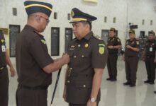 Kajati Aceh Lantik Eks Kajari Samosir Jadi Asisten Intelijen