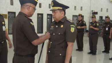 Kajati Aceh Lantik Eks Kajari Samosir Jadi Asisten Intelijen