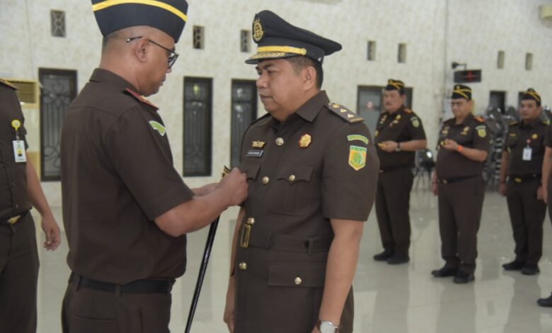 Kajati Aceh Lantik Eks Kajari Samosir Jadi Asisten Intelijen