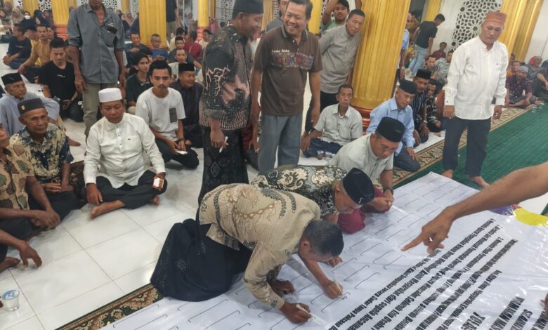 Ratusan Warga Samadua Tolak Tambang, Dua Perusahaan Diminta Hentikan Aktivitas