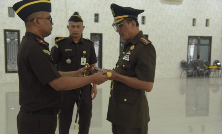 Kajati Aceh Lantik Rajendra Jadi Kajari Pidie, Minta Penegakan Hukum Transparan