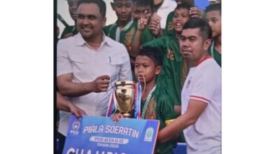 Tamiang United Juara Piala Soeratin U-13 Zona Aceh