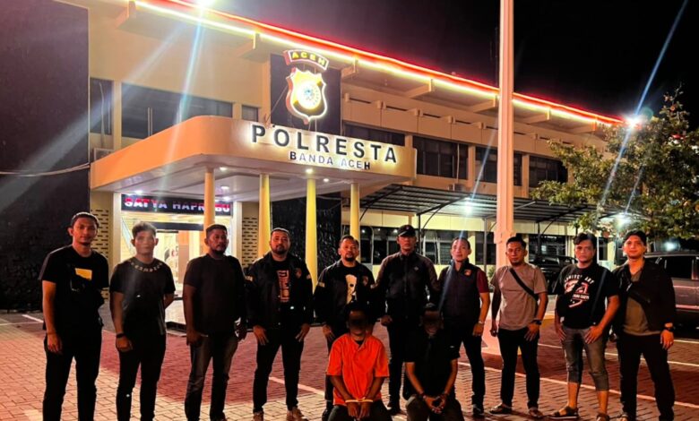 Polisi Tangkap 2 Pelaku Penculikan di Banda Aceh, Senpi dan 13 Peluru Disita