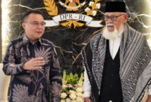 Bertemu Waled Nu, Dasco Sebut Aspirasi Ulama Aceh Jadi Masukan Penting DPR