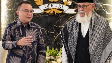 Bertemu Waled Nu, Dasco Sebut Aspirasi Ulama Aceh Jadi Masukan Penting DPR