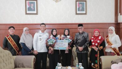 Wawalkot Banda Aceh Sambut Kedatangan Nafisah dan Aysha, Peraih Medali Perak OPSI Nasional 2026