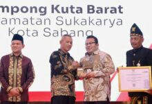Kuta Barat Raih Penghargaan Desa Antikorupsi Aceh, Ini Pesan Walkot Sabang