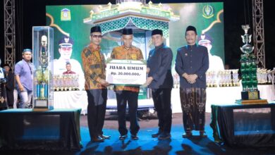 Peukan Bada Juara Umum MTQ ke-35 Aceh Besar